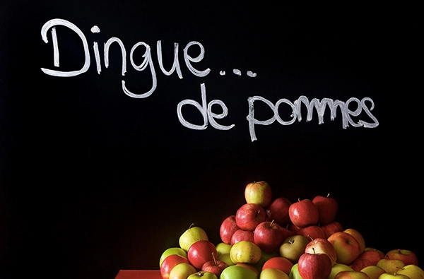 visuel pour la semaine du goût 2017 représentant des pommes
